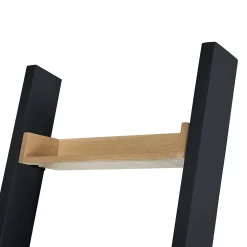 Ashstead Ladder Shelf - Oak & Charcoal -Furniture Series Store 13642205 1954953455330568