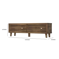 Erik Slatted Wide TV Unit -Furniture Series Store 13642843 9274967648502105