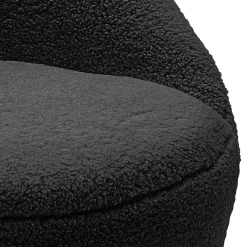 Bernie Boucle Chunky Tub Chair - Black -Furniture Series Store 13644161 8674997057062107