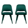 Oliver Upholstered Dining Chairs - Set Of 2 - Emerald -Furniture Series Store 13644172 1914998258767754