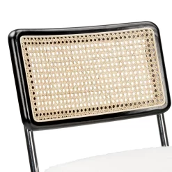 Rory Rattan Back Dining Chair - Set Of 2 - Cream -Furniture Series Store 13644185 1004997056869447