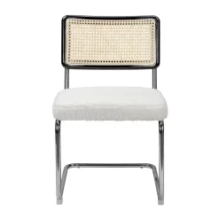 Rory Rattan Back Dining Chair - Set Of 2 - Cream -Furniture Series Store 13644185 1374997056735833