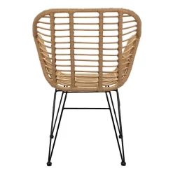 Ronnie Rattan Dining Chair - Set Of 2 -Furniture Series Store 13644186 1714997056827453