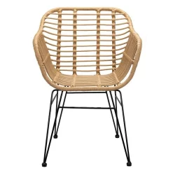 Ronnie Rattan Dining Chair - Set Of 2 -Furniture Series Store 13644186 5744997056744611