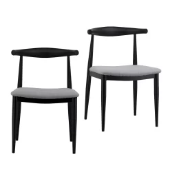 Maddie Dining Chair - Set Of 2 - Black