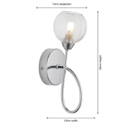 Tatton Wall Lamp - Chrome -Furniture Series Store 13645376 4654942855477224