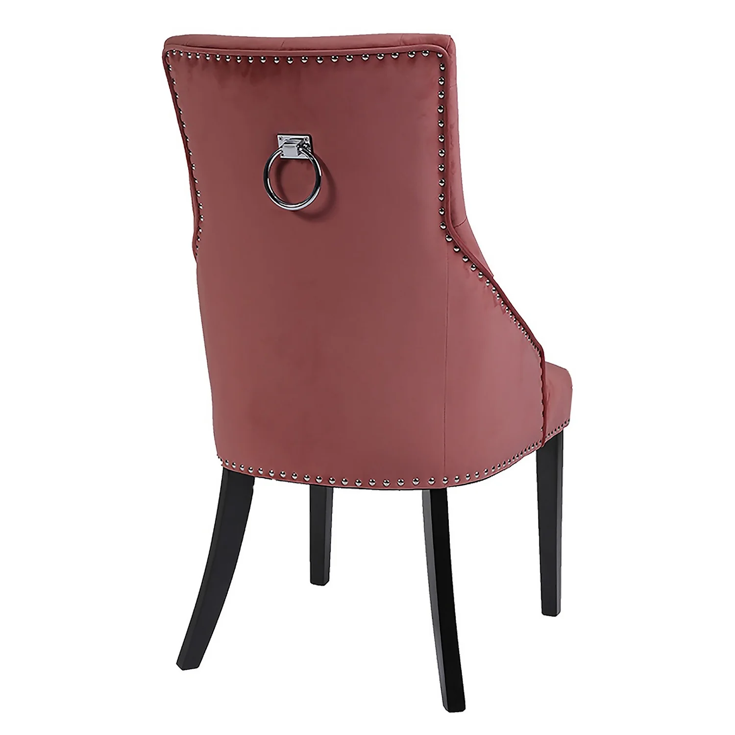 Annabelle Velvet Chairs - Set Of 2 - Rose 7 Annabelle Velvet Chairs - Set Of 2 - Rose - Image 5