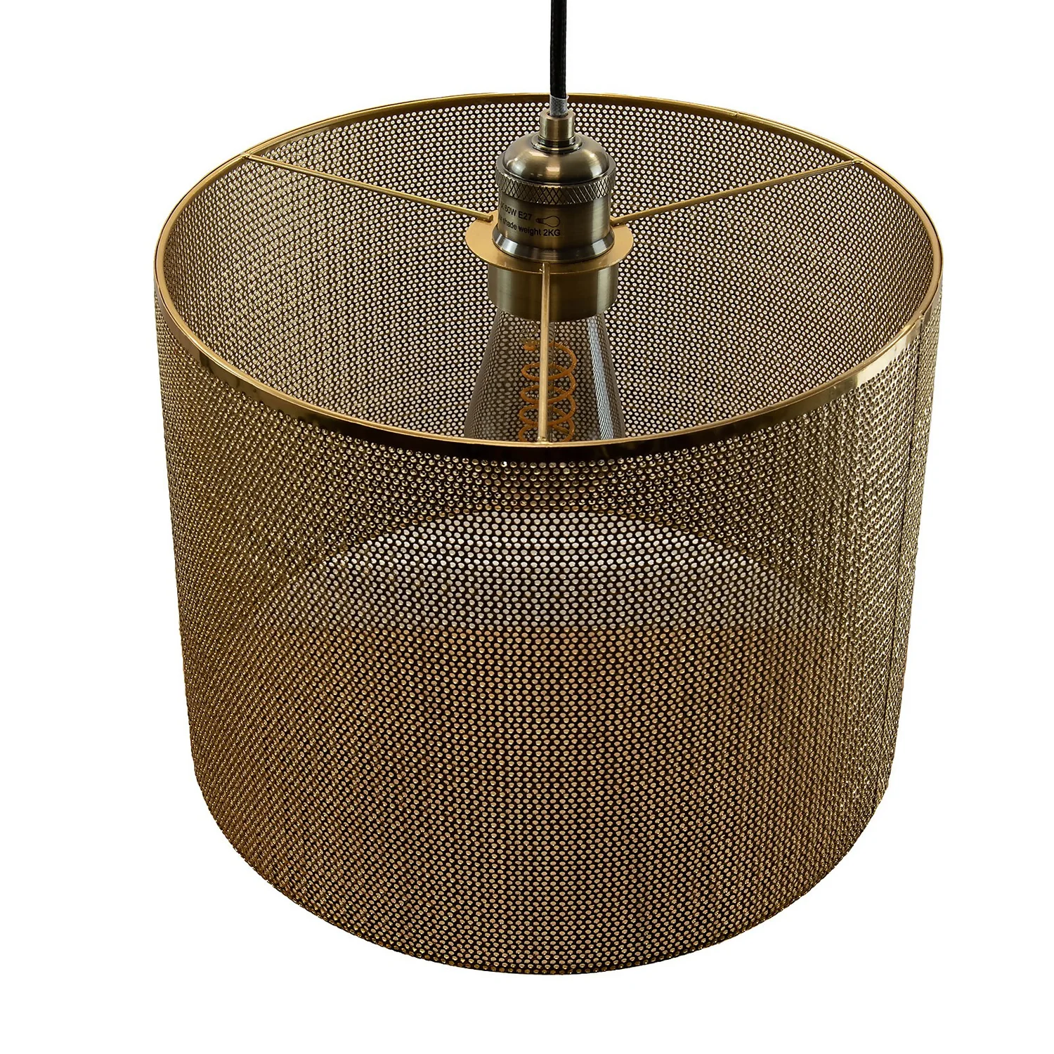Amina Easy Fit Shade - Brass 6 Amina Easy Fit Shade - Brass - Image 4