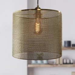 Amina Easy Fit Shade - Brass 20 Amina Easy Fit Shade - Brass -Furniture Series Store 13695774 4984959109345653