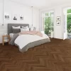 Kraus Herringbone Luxury Vinyl Floor Tile Sample - Aversley Oak