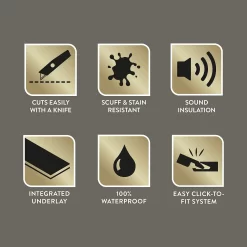 Kraus Herringbone Luxury Vinyl Floor Tile Sample - Aversley Oak -Furniture Series Store 13733826 1984957094254212