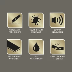 Kraus Herringbone Luxury Vinyl Floor Tile Sample - Owsten Grey -Furniture Series Store 13733828 1414957094527905