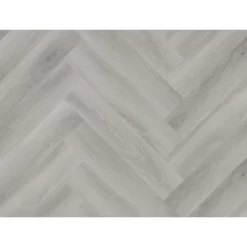 Kraus Herringbone Luxury Vinyl Floor Tile Sample - Owsten Grey -Furniture Series Store 13733828 1434957094586759