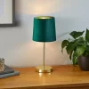 Paris Velvet Table Lamp - Emerald