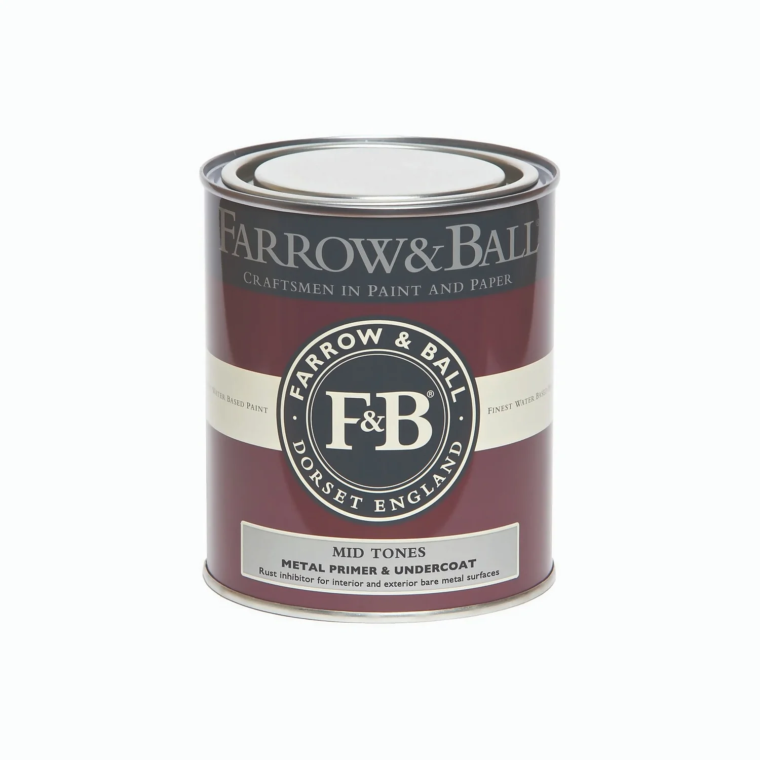 Farrow & Ball Metal Primer & Undercoat Paint Mid Tones - 750ml 5 Farrow & Ball Metal Primer & Undercoat Paint Mid Tones - 750ml - Image 3