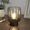 Olivia Battery Powered Table Lamp - Smoke -Furniture Series Store 13764008 1094980120003009