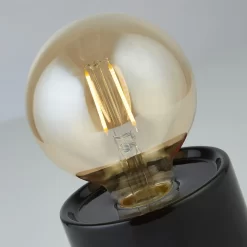 Elle Battery Powered Table Lamp - Black & White -Furniture Series Store 13764009 1444980119902308