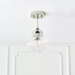 Addington Semi Flush Light - Nickel -Furniture Series Store 13794258 1894957104722286