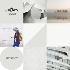 Crown Matt Emulsion Paint Early Dawn - Tester 40ml -Furniture Series Store 13806969 1514963783297863