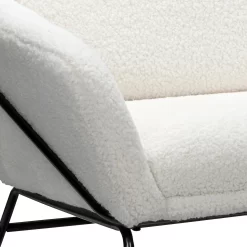 Evelyn Metal Frame Chair - Boucle -Furniture Series Store 13863937 4714978553810799