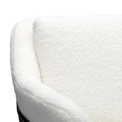 Evelyn Metal Frame Chair - Boucle -Furniture Series Store 13863937 6384978553765994