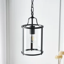 Chester Single Pendant Light - Black -Furniture Series Store 13865027 1364977253452939