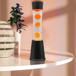 Furniture Series Store 5 Black & Orange Tower Lava Lamp