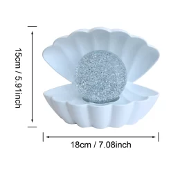 Colour Changing LED Glitter Shell Lamp -Furniture Series Store 13892610 1914998572616498