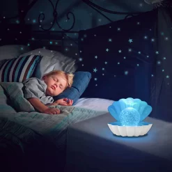 Colour Changing LED Glitter Shell Lamp -Furniture Series Store 13892610 1964998572658360
