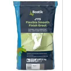 Bostik J115 Flexible Smooth Finish Tile Grout 5kg - Black