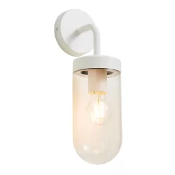 Kew Curved Arm E27 Outdoor Wall Light - Ivory -Furniture Series Store 13924366 1994980108385626