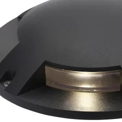 Scout 3 Light Outdoor LED Surface Mount Ground Light (IP67) - Black -Furniture Series Store 13924384 1294980109578585