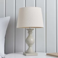 Andrea Table Lamp - Taupe -Furniture Series Store 13938496 3264981958506251