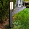 Lutec Qubo LED Outdoor Bollard Light - Anthracite -Furniture Series Store 13950213 2854993071662577