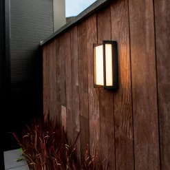 Lutec Qubo RGB LED Outdoor Wall Light With Lutec Connect Technology - Anthracite -Furniture Series Store 13950214 1314993071536160