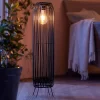Homebase Edit Tall Black Rattan Solar Lantern -Furniture Series Store 13965918 1695002424287767