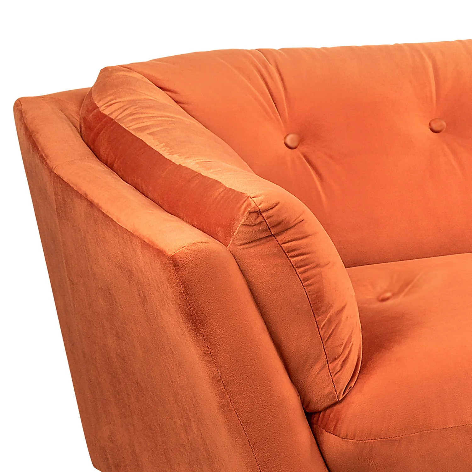 The Snuggler Button Chair - Burnt Orange 6 The Snuggler Button Chair - Burnt Orange - Image 4