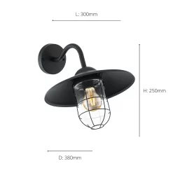 Eglo Melgoa Outdoor Wall Light - Black 8 Eglo Melgoa Outdoor Wall Light - Black -Furniture Series Store 14222375 1295020563251769