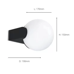 Eglo Rubio Outdoor Wall Light -Furniture Series Store 14222383 1515020562761332