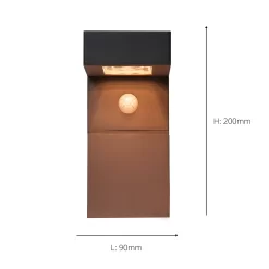 Eglo Baracconi Outdoor LED Sensor Solar Wall Light -Furniture Series Store 14222391 1745020563280281