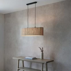 Caen Linear Pendant Ceiling Light - Natural -Furniture Series Store 14301798 7775038439674419