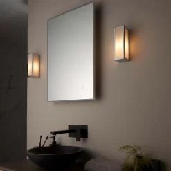 Daltra Small Bathroom Wall Light - Chrome Effect -Furniture Series Store 14301804 1275038439917902