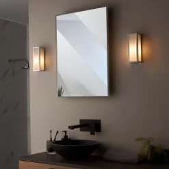 Daltra Small Bathroom Wall Light - Chrome Effect -Furniture Series Store 14301804 1775038440050841