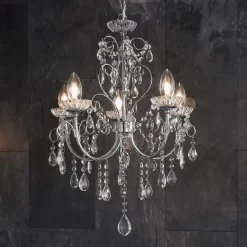 Shanzie Pendant Bathroom Ceiling Light - Chrome Effect -Furniture Series Store 14301830 1235038438361058