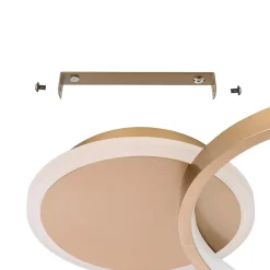 Eglo Gafares Connect Smart Flush Ceiling Light - Gold -Furniture Series Store 14302965 1915038223724825