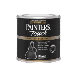 Rust-Oleum Painters Touch Matt Paint Black - 250ml -Furniture Series Store 14606448 1175053507713852