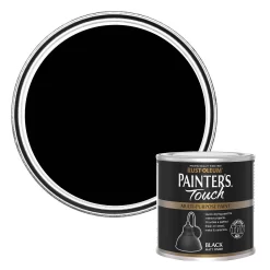 Rust-Oleum Painters Touch Matt Paint Black - 250ml