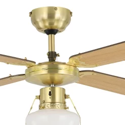Eglo Fortaleza Ceiling Fan With Light - Bronze & Wood -Furniture Series Store 14742122 9065052700423317